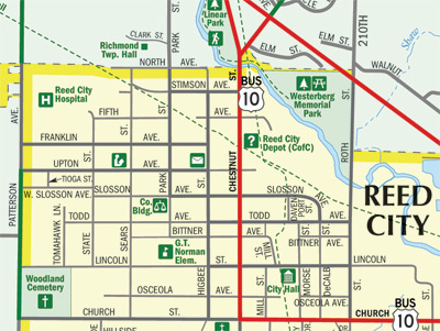 Osceola County Road Map, 2008.