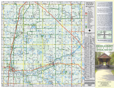 Osceola County Road Map, 2008.